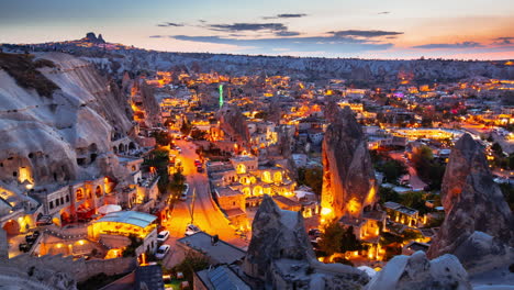 cappadocia, turkey at sunset