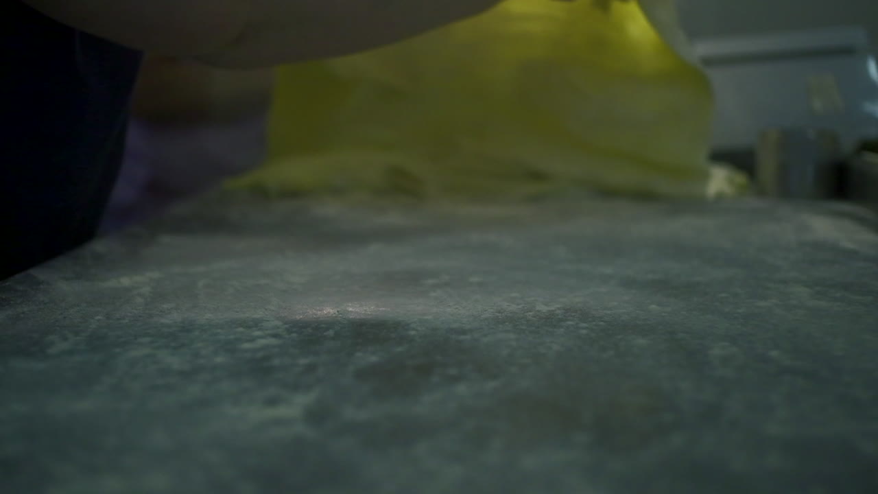 preparación de la masa para hornear