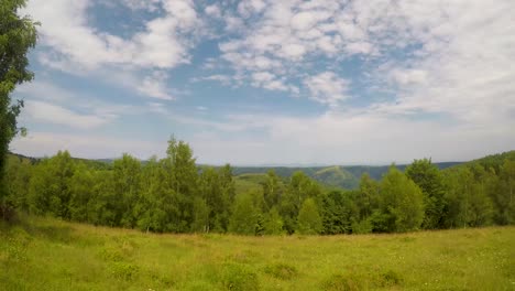 timelapse de las nubes pasando