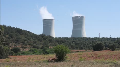 trillo nuclear power plant situated near trillo town, in the province of guadalajara, spain