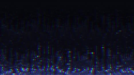 diseño único abstracto animación digital ruido de píxeles error de fallo daño de video