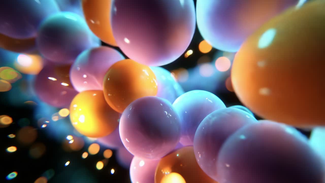 A Dynamic Representation of Molecular Structures Highlighting Colorful Atoms and Energy Particles Interacting in a Three-Dimensional Space of Science and Discovery