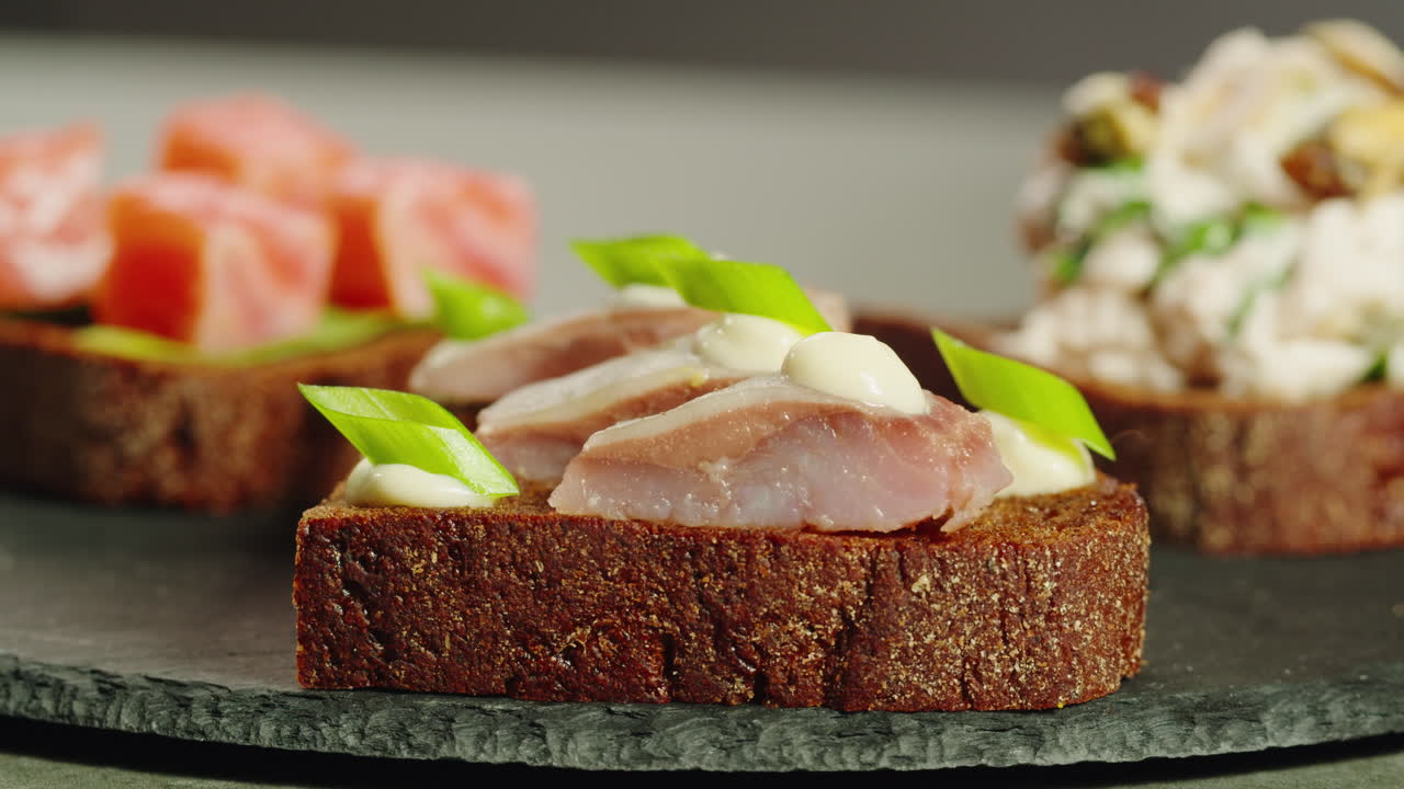 Delicious Smoked Fish and Salmon Canapés