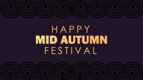 happy mid autumn festival graphic design