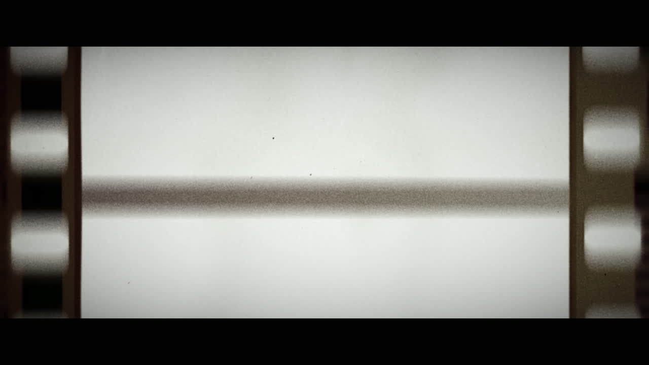 Real 35mm film anamorphic frame  overlay - mulitple frames - rewind - animated