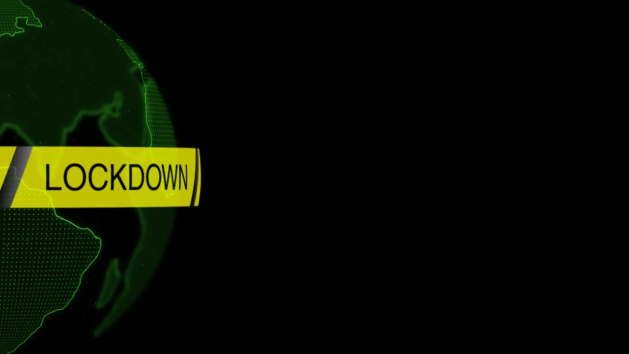 el virus de la corona (covid-19) - el bloqueo global.