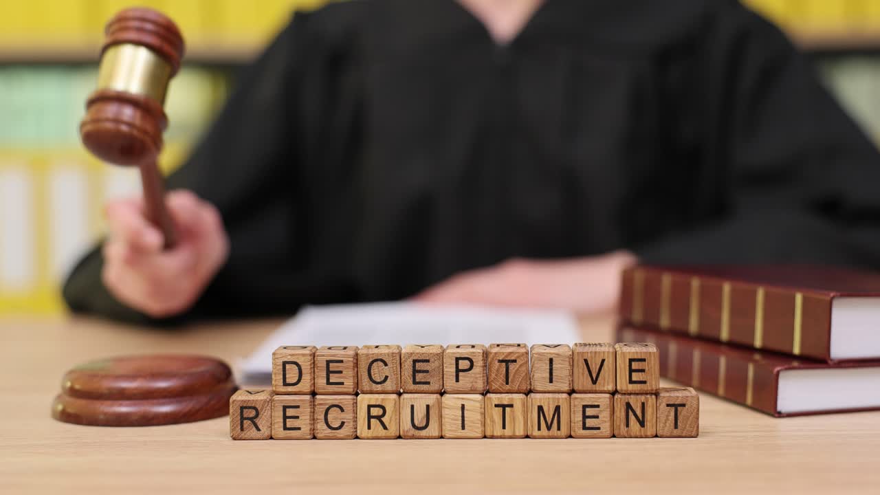 Deceptive Recruitment Legal Concept