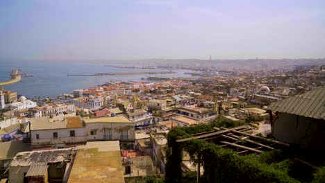 panoramic view of the bay of algiers and the city centre