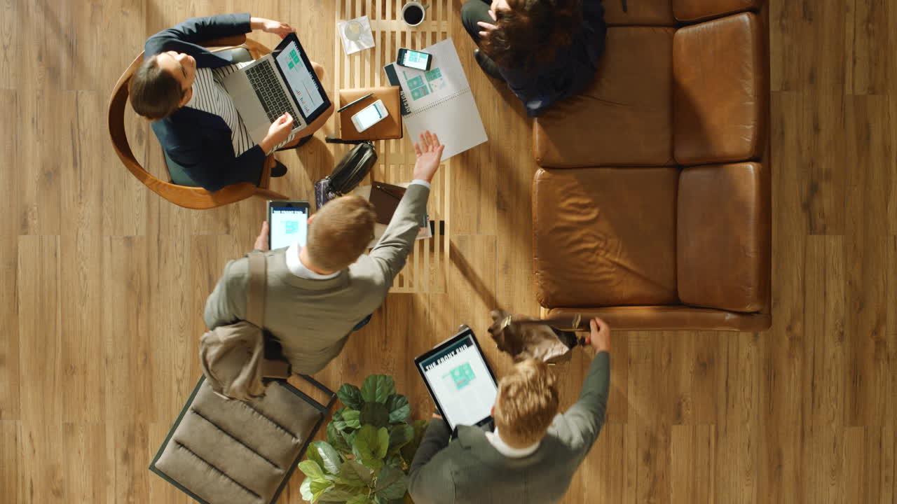Startup company, business people