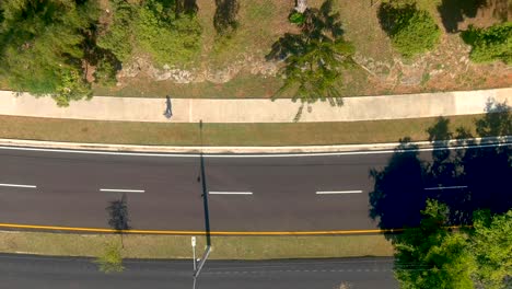 toma aérea del parque mirador sur, día soleado