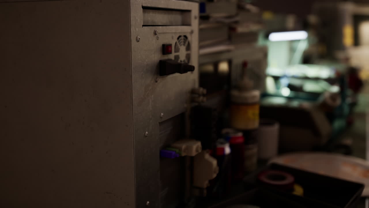 antiguo espacio de trabajo de computadora personal de época