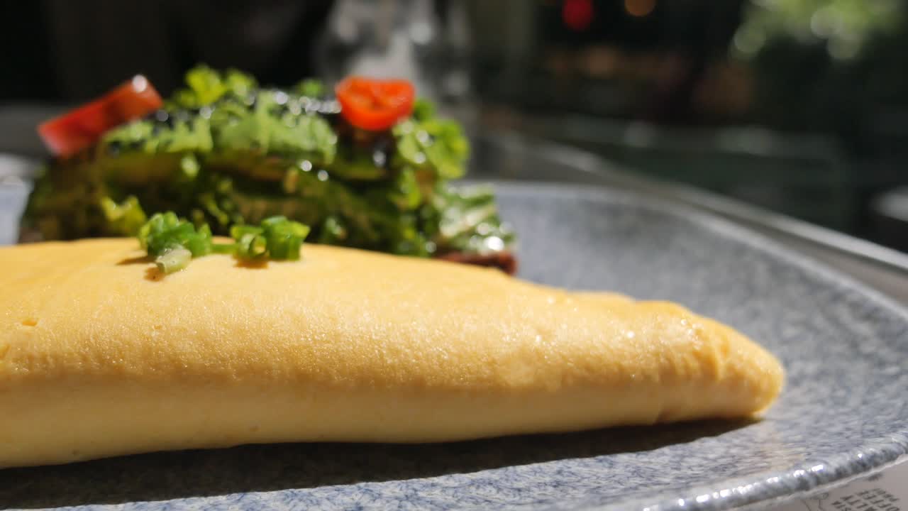 Breakfast Omelette and Salad