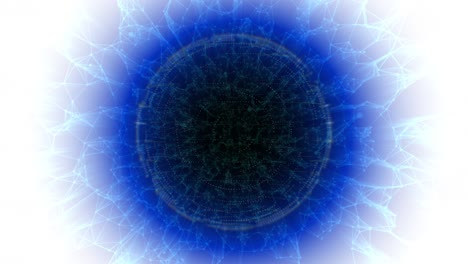 tecnología abstracta plexo de fondo geométrico