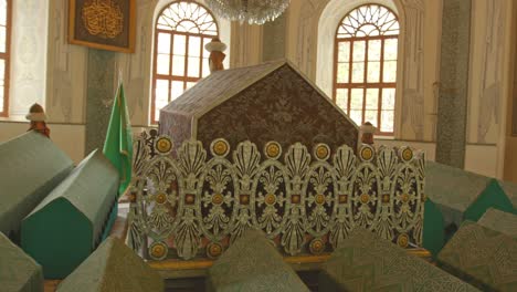 mausoleum of orhan gazi and osman gazi in bursa, turkey