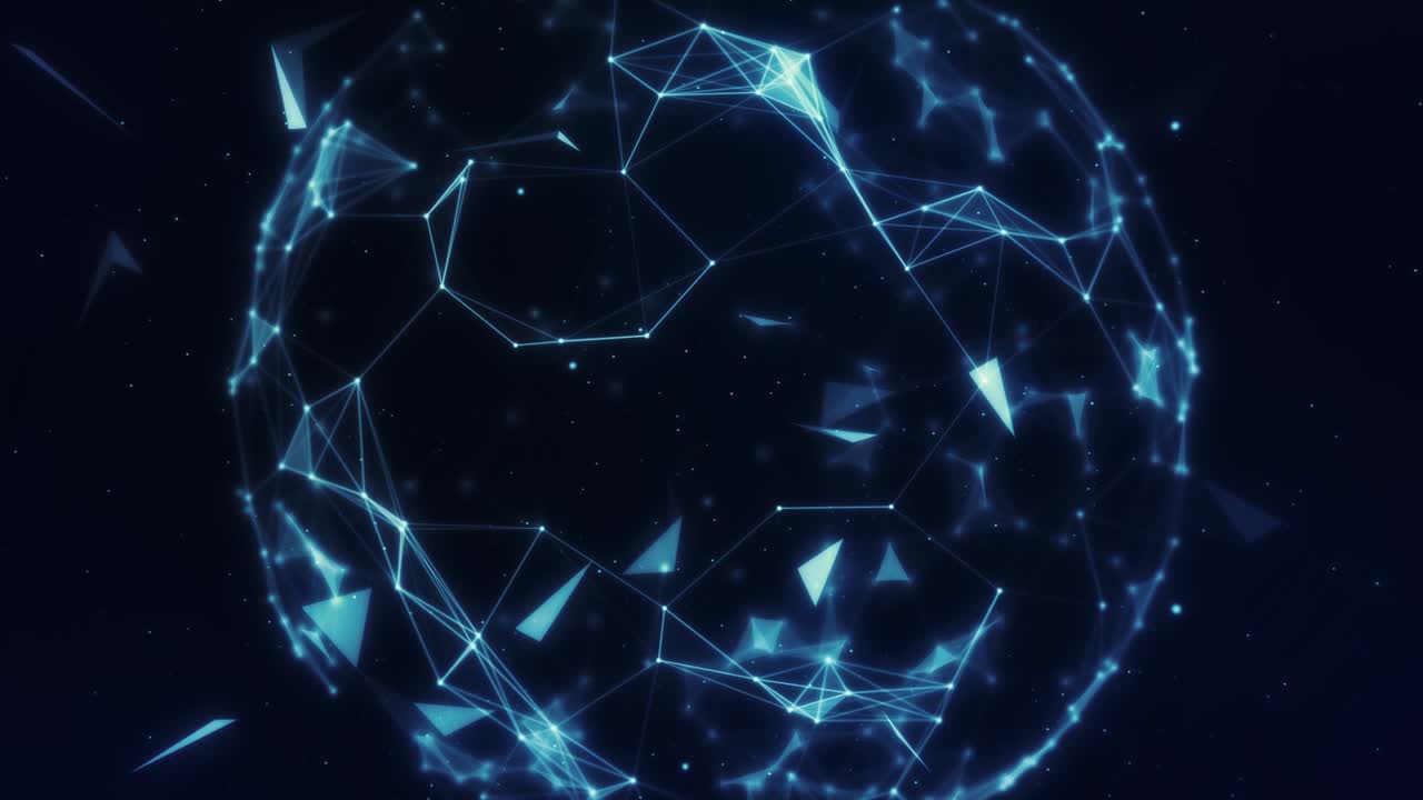 resumen azul lanza tierra triángulo fondo alfa futuro metraje