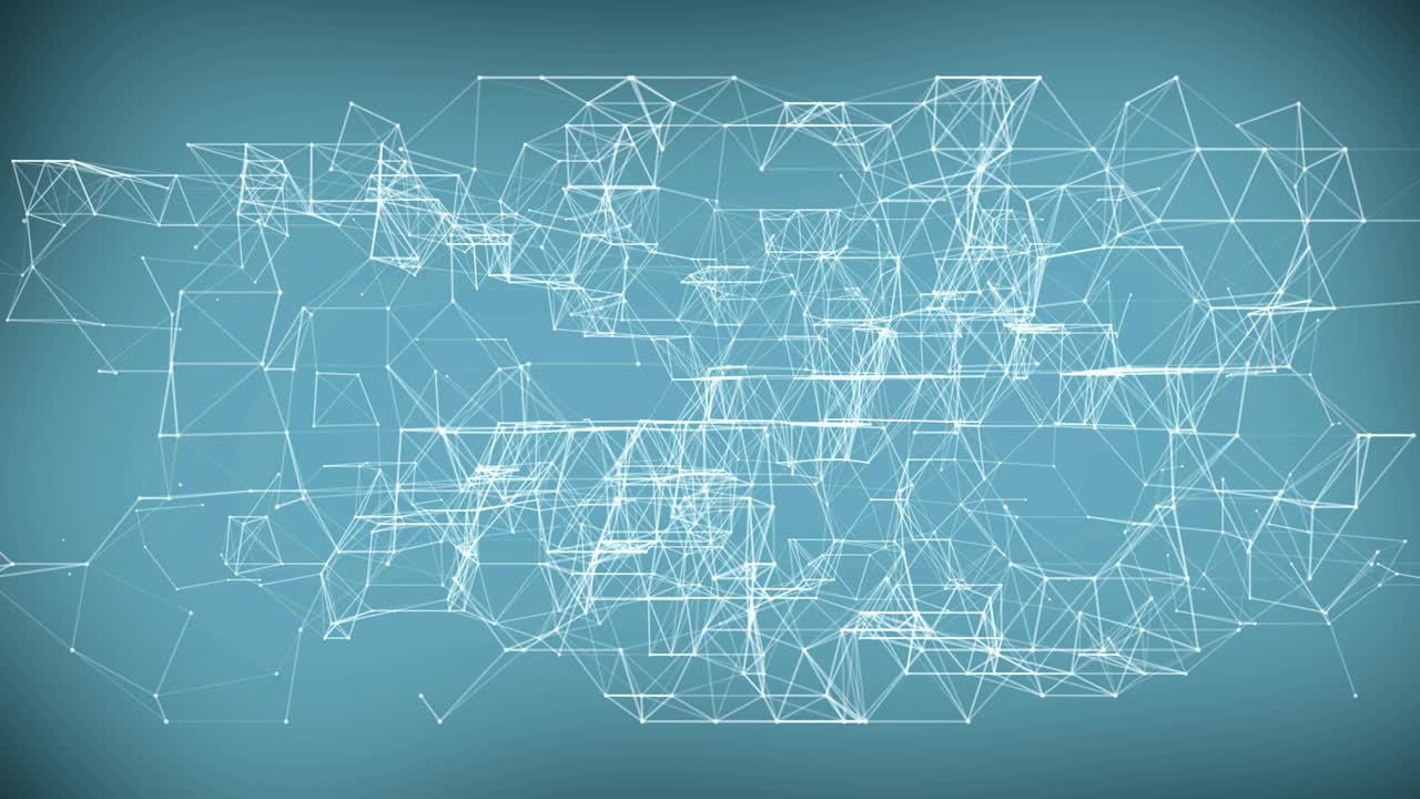 Abstract geometric background with diagram or chart or graph for logo or other. Looped 3d Animation