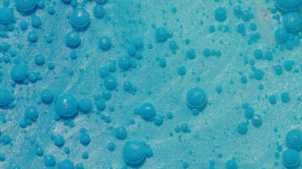 синие пузырьки абстрактно