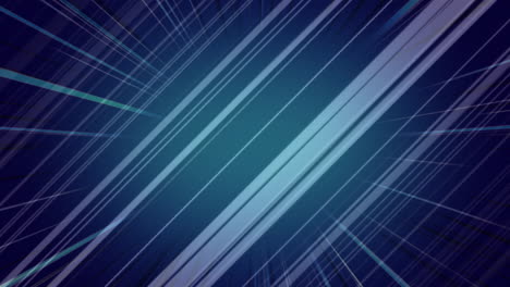 animation of white shapes moving on white and blue background.