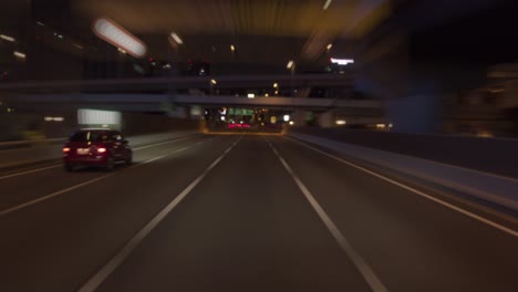 el lapso de tiempo - la vía circular de la autopista hanshin ( enfoque suave )