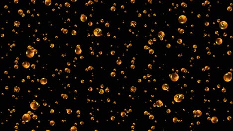 Abstract Background with White and Gold Circles