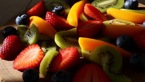 colorful fresh fruit assortment