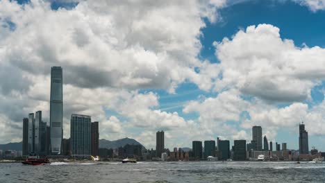 skyscrapers in hong kong.