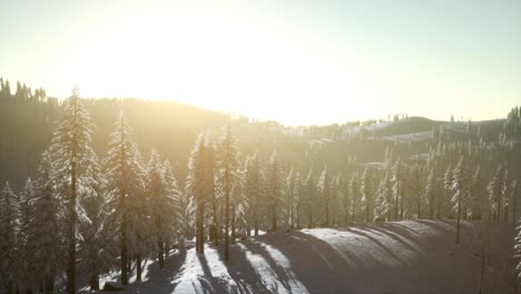 Mountain-Landscape-on-a-Winter-Sunny-Day