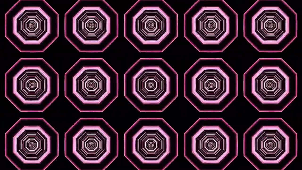 Patterns Kaleidoscope VJ Loop Background