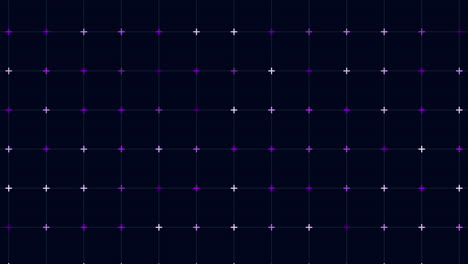 floating grid of green dots a mesmerizing visual delight