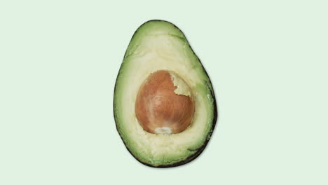 digitally generated video of avocado