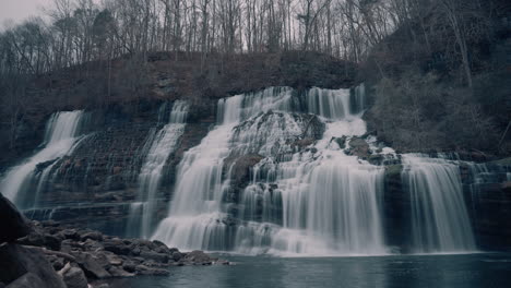 beautiful waterfall in the forest