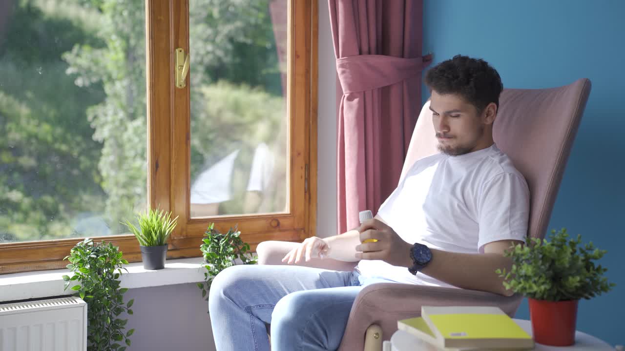 자살을 시도한 사람.