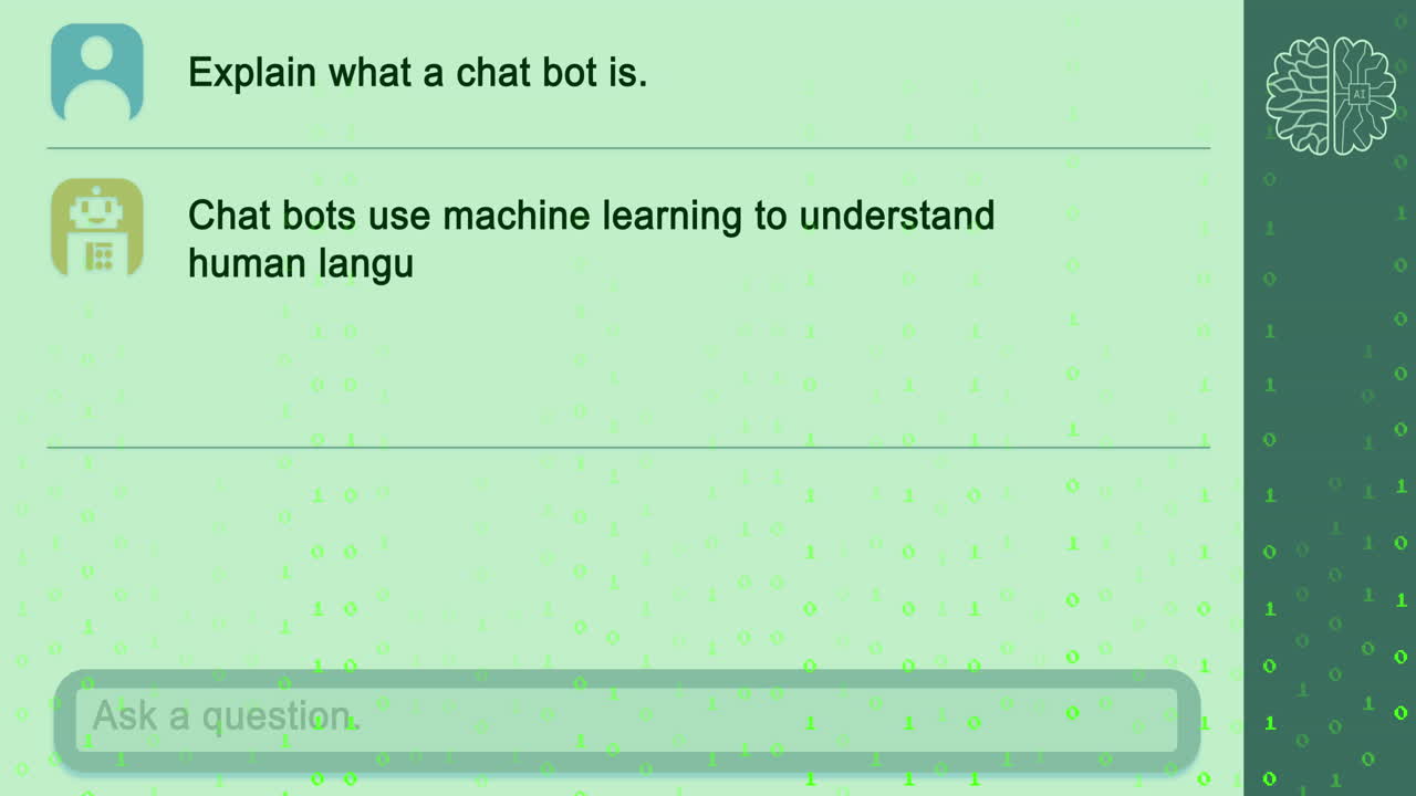 animación de un procesamiento de datos en una pantalla de ordenador