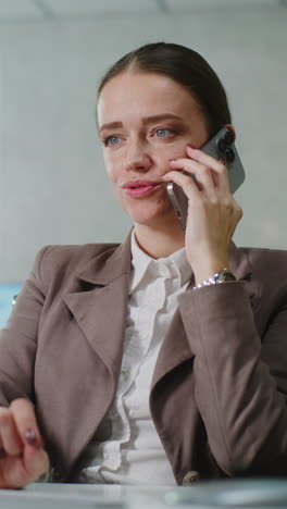 business woman on phone call