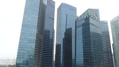 modern skyscrapers in singapore city