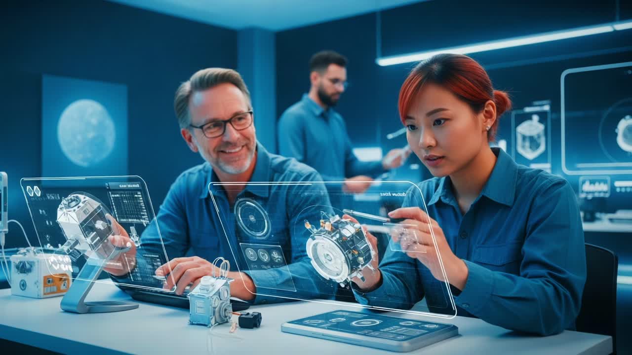 Collaborative Innovation in a Modern Workspace: Engaging Engineers Analyze Advanced Technology Using Interactive Displays and Tools