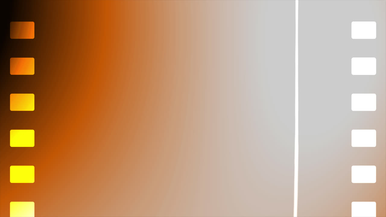 Animated Film Strip Background with Moving Light Effects