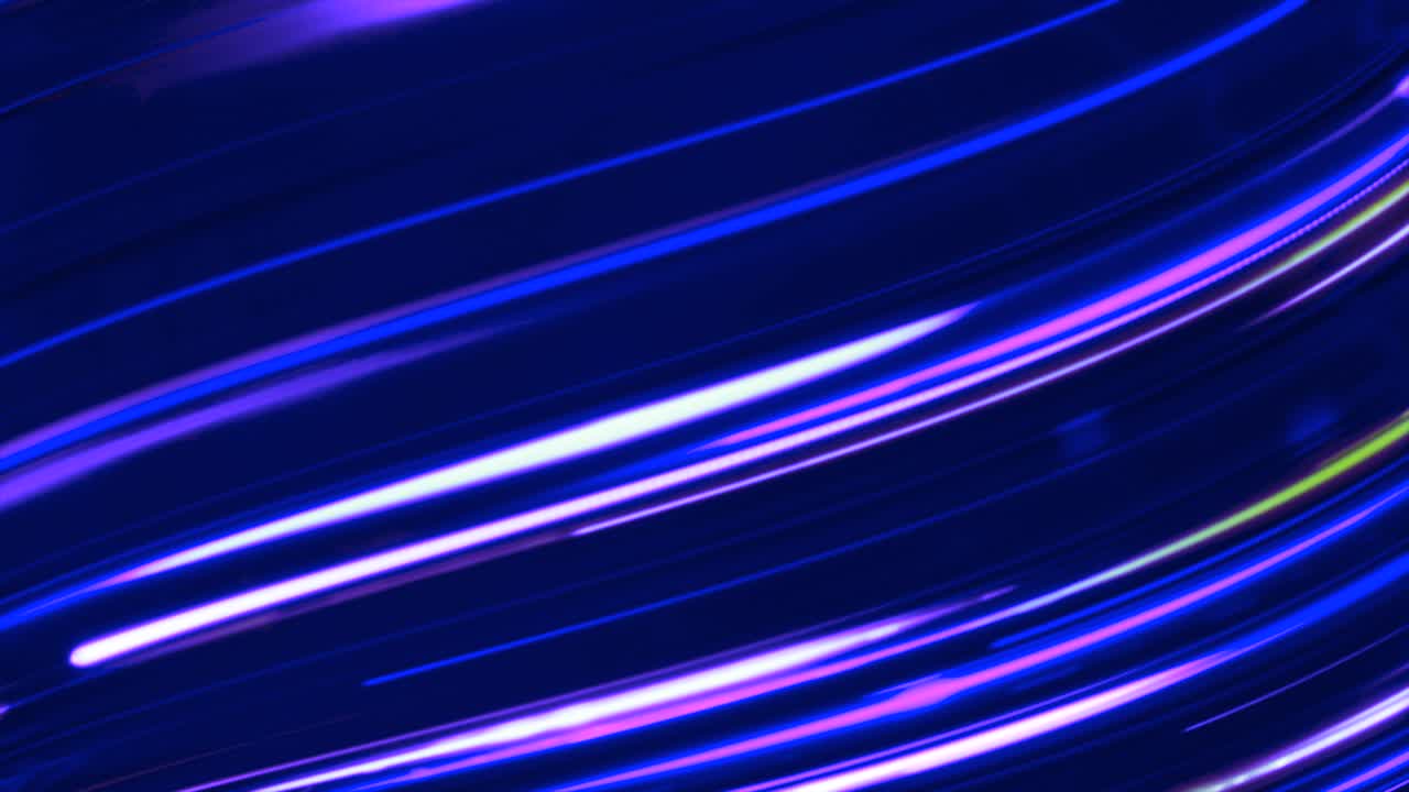Abstract Glowing Light Trails