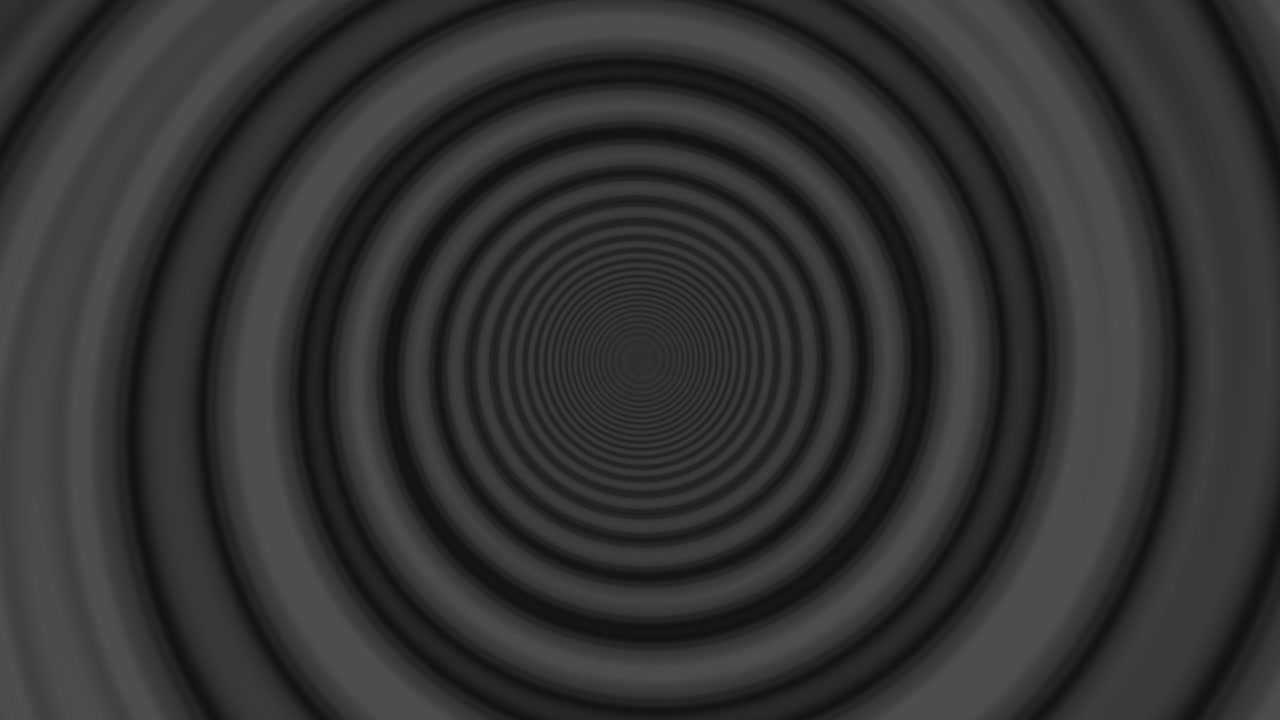 Animação Abstrata de Túnel Espiral Giratório Cinza Escuro