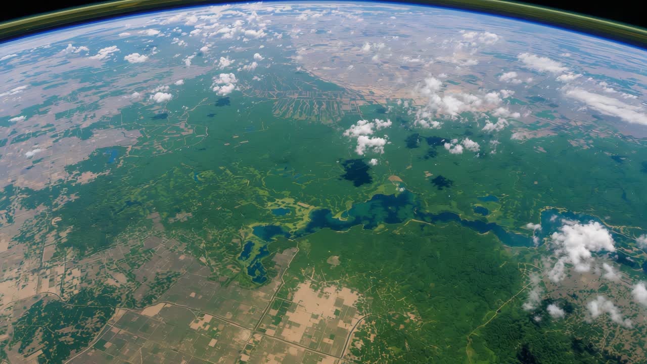 vista de la Tierra desde el espacio