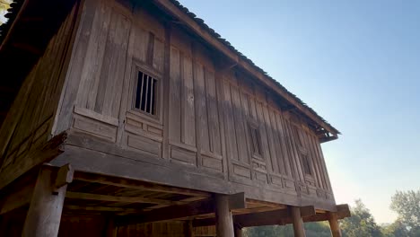 wooden house amidst nature in khao yai