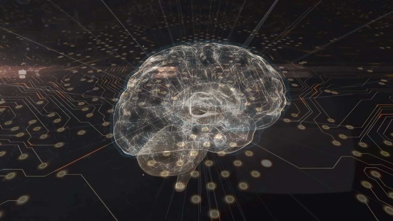 Animation of globe over network of connection