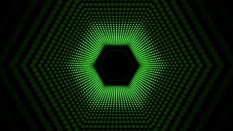 túnel de conducción hexagonal