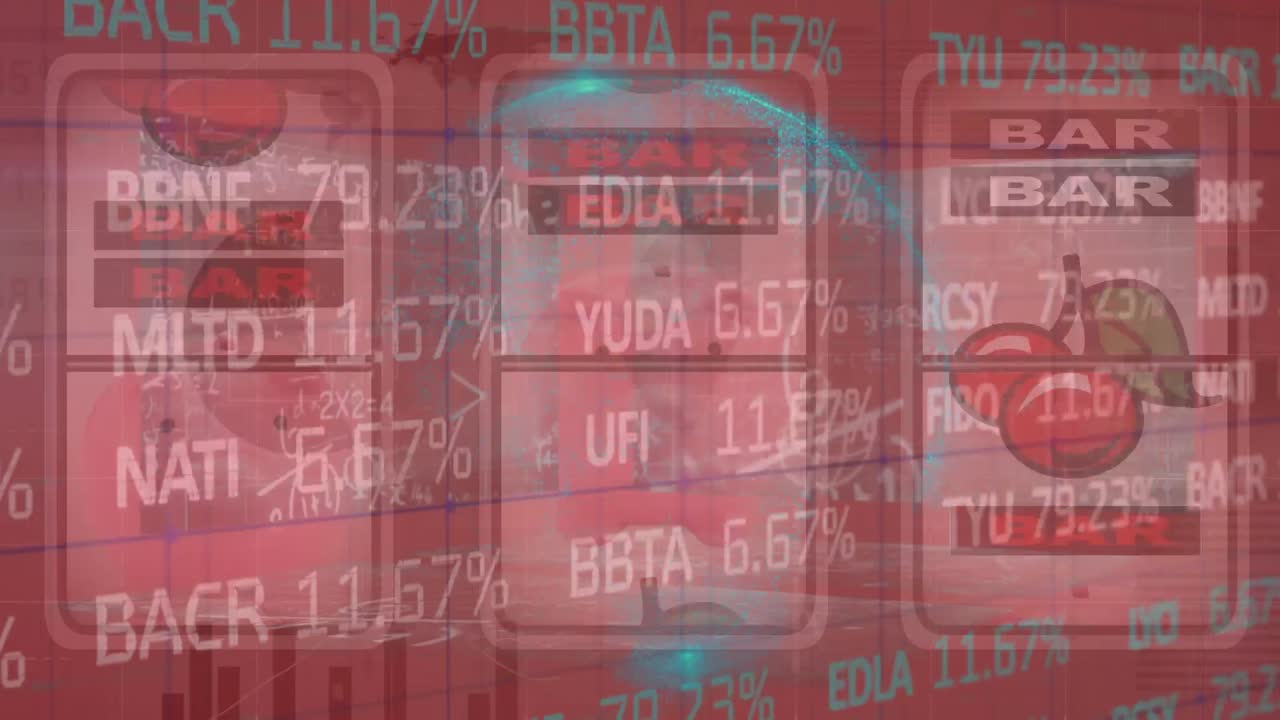 게임기에서 금융 데이터의 애니메이션