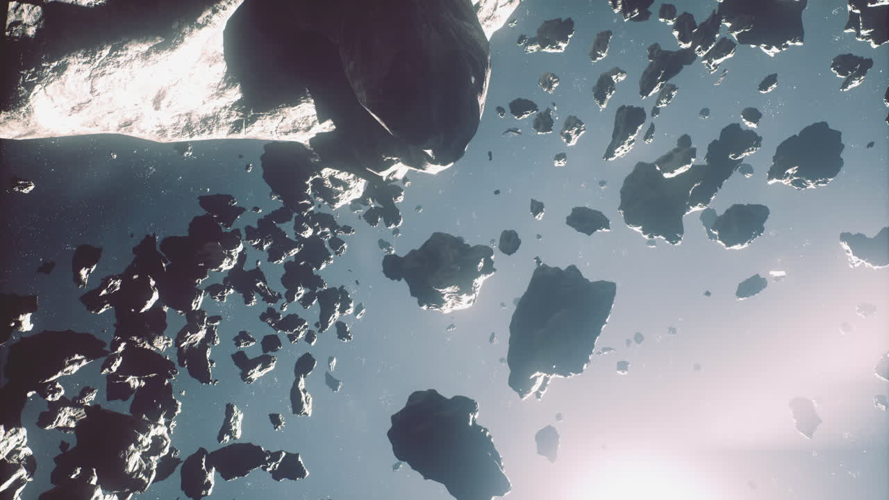 Exploring the vast field of asteroids in deep space environment