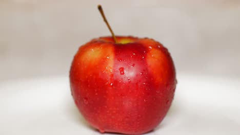 falling red apple transitions
