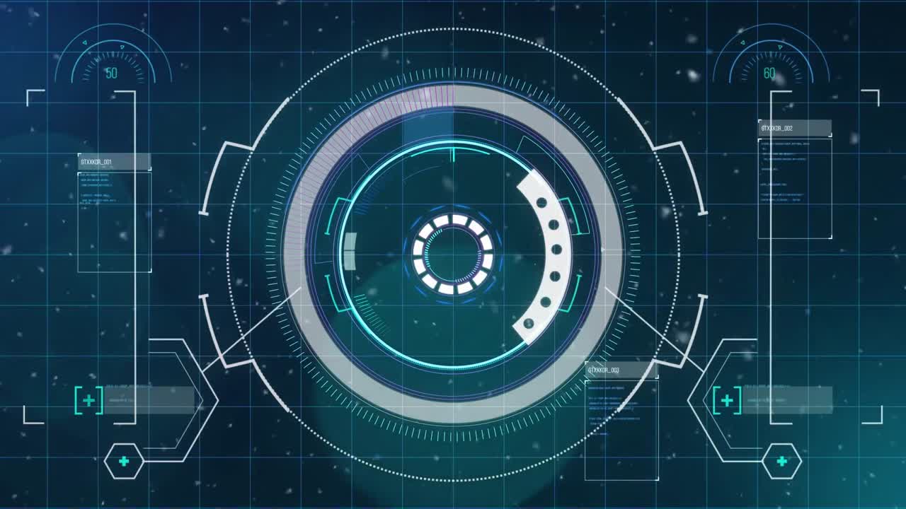 Animation of scope scanning over data processing