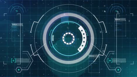 animation of scope scanning over data processing