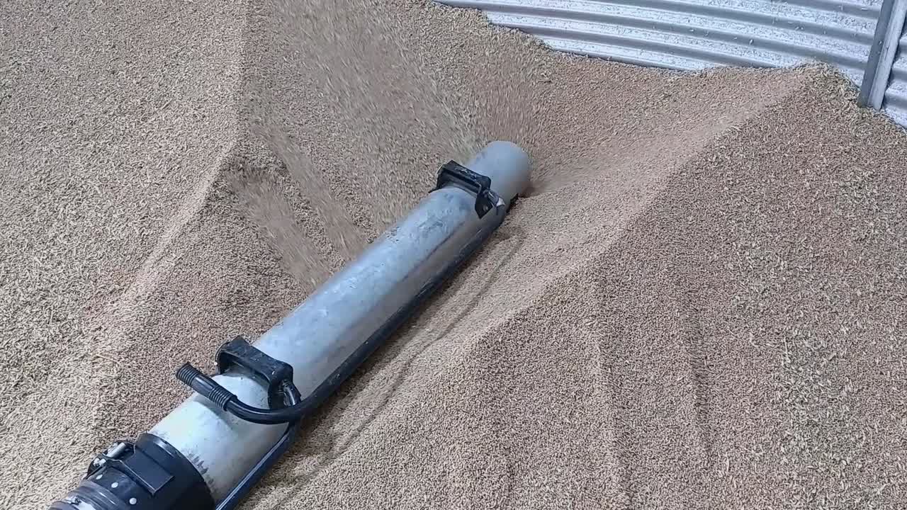 밀을 빨아들이는 곡물 진공