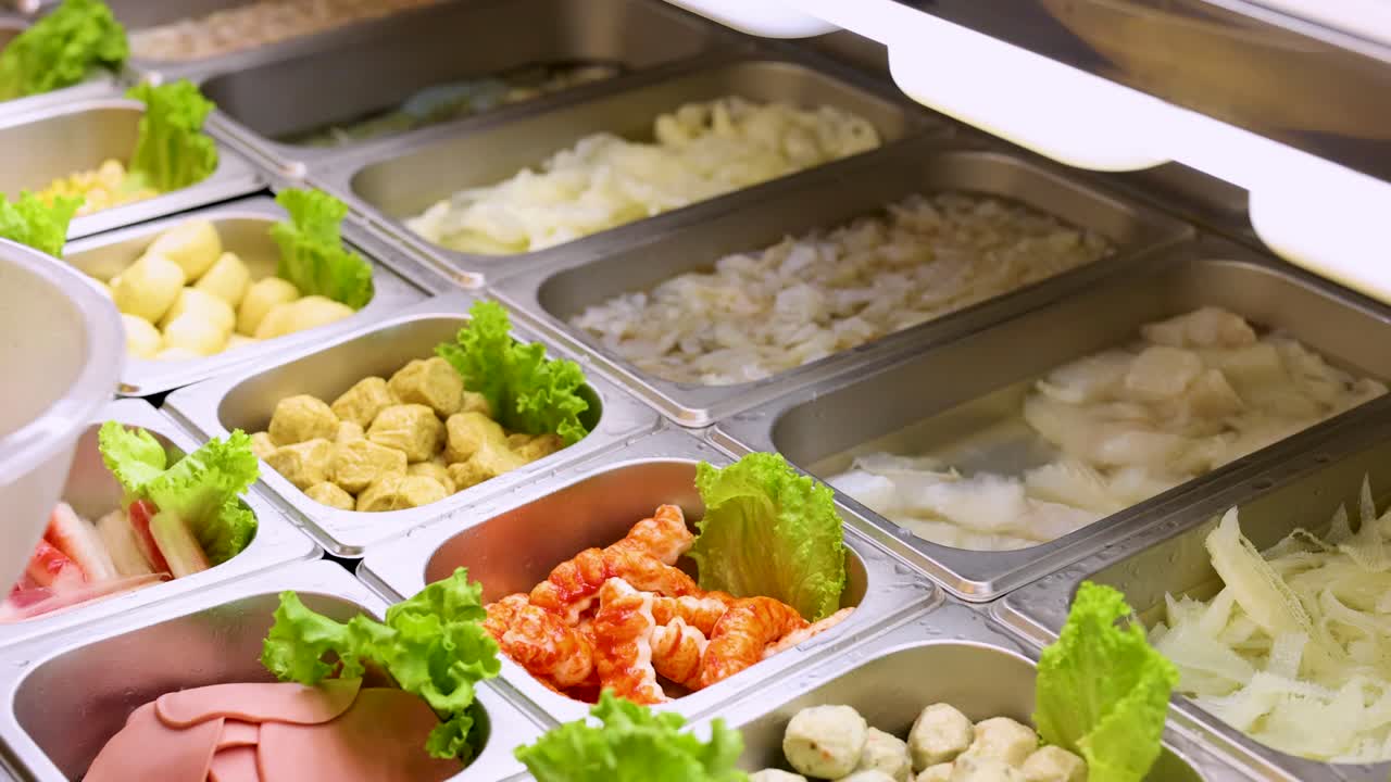 Buffet of Fresh Ingredients